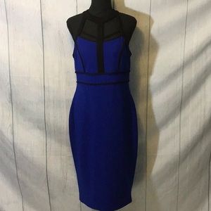 Fashion to Figure Royal Blue Cage Bandage Dress